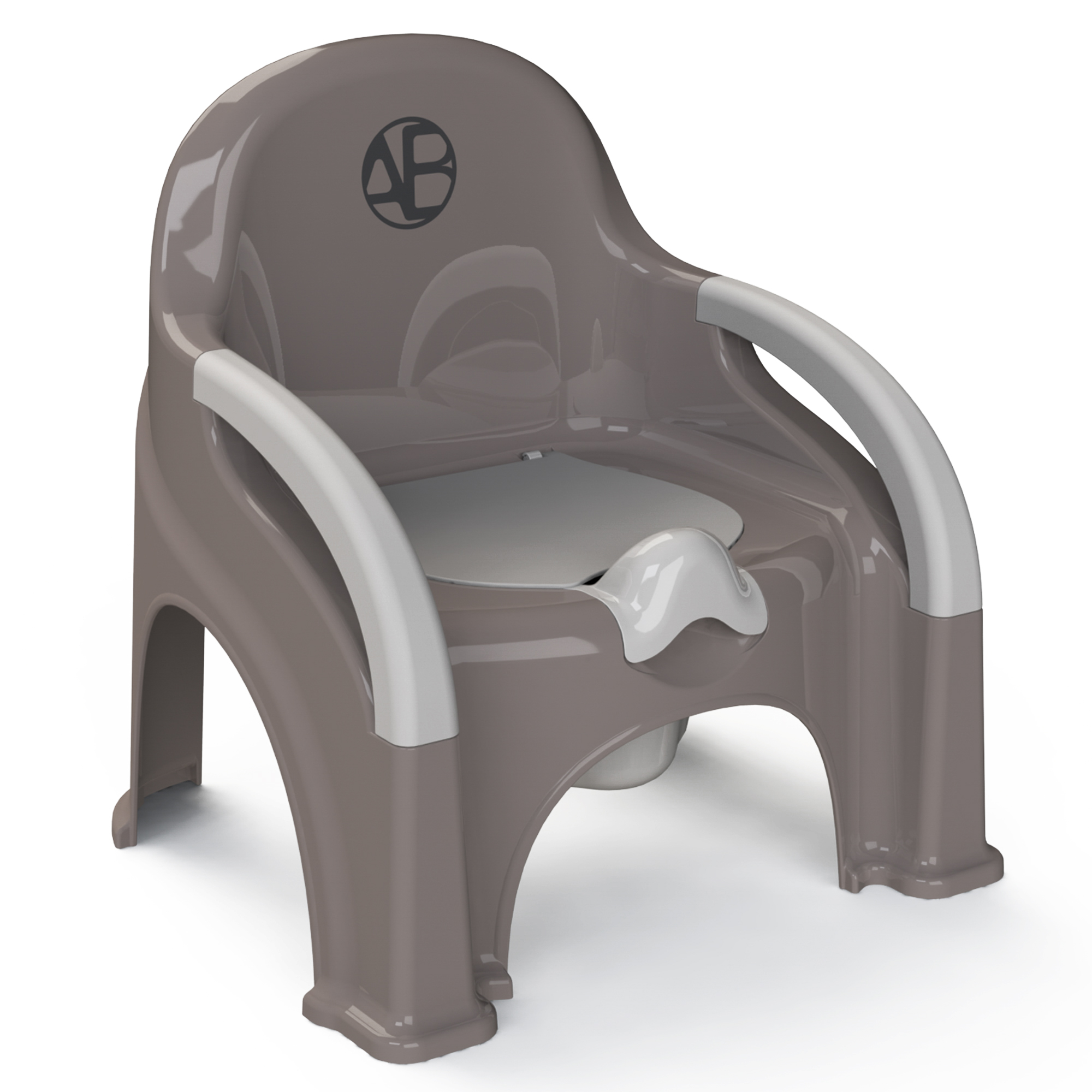 Горшок-стул Amarobaby Baby chair серый - фото 1