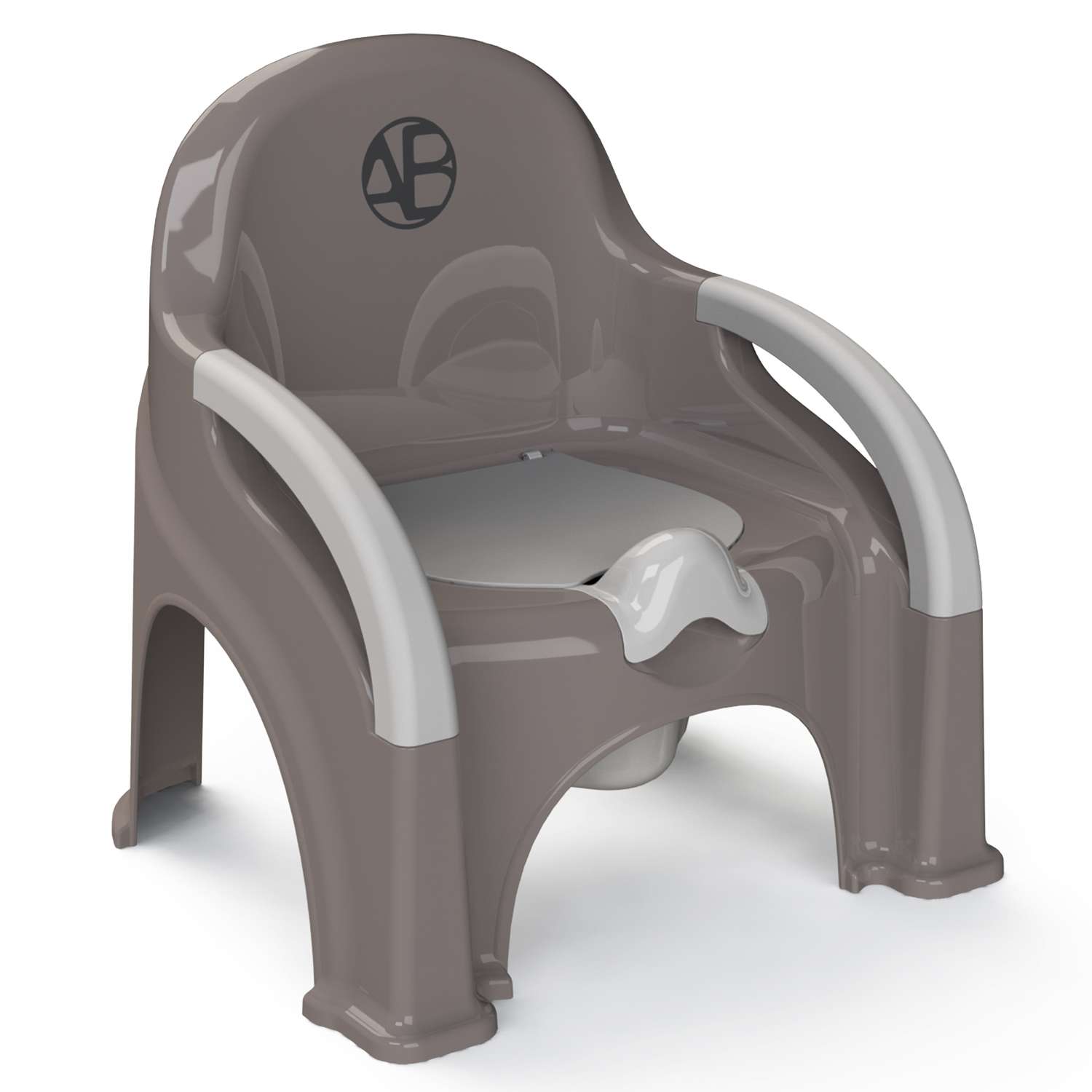 Горшок-стул AmaroBaby Baby chair серый - фото 7