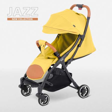 Детская прогулочная коляска Nuovita Jazz желтый