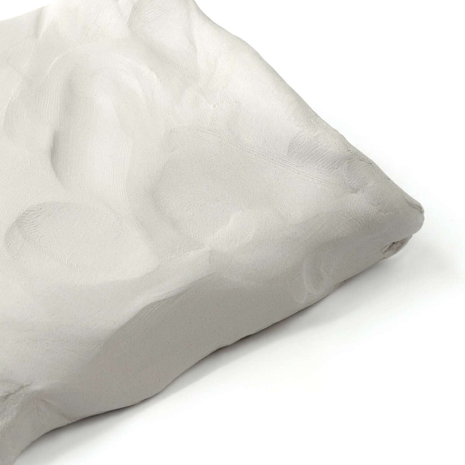 Натуральная глина MILAN для лепки и моделирования белого цвета самозатвердевающая 400 г в пластиковой упаковке - фото 2