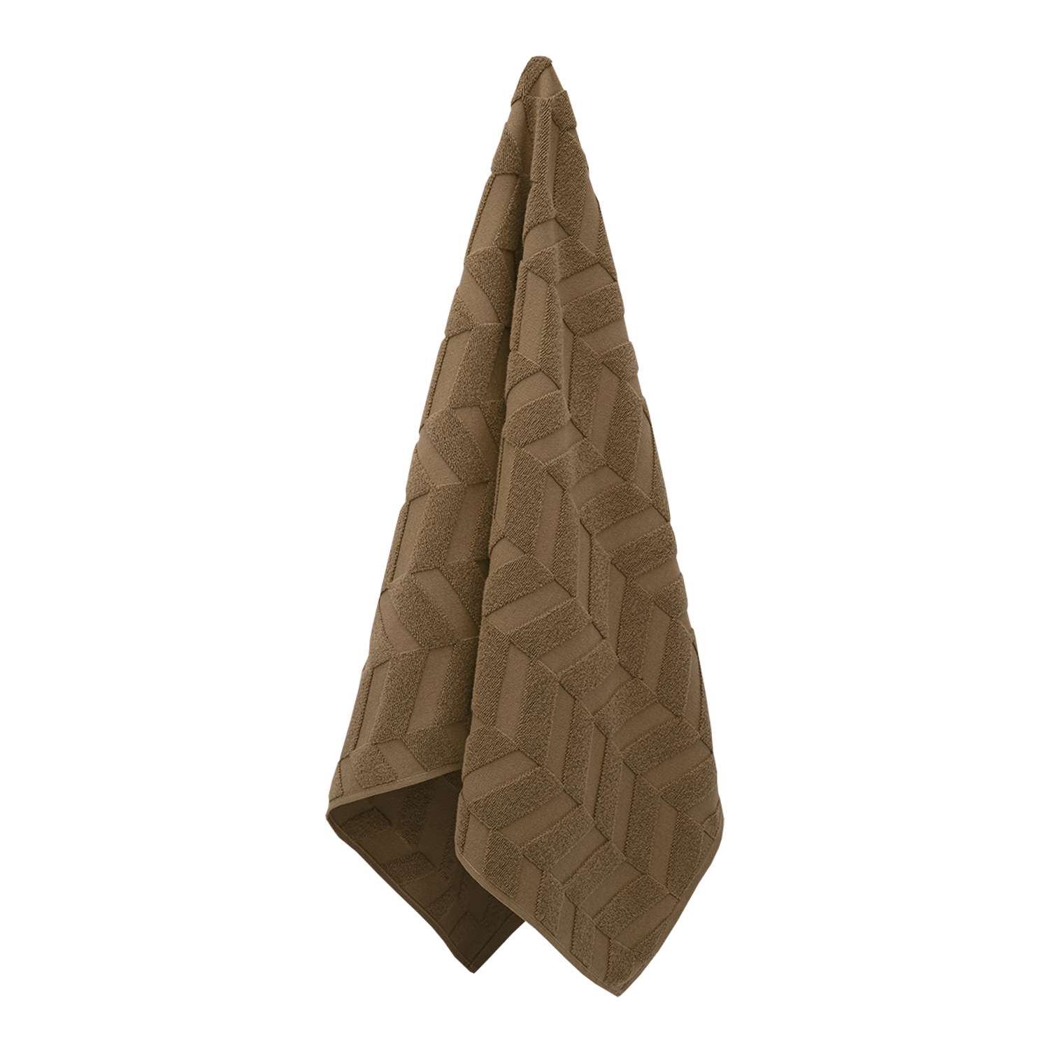 Махровое полотенце BRAVO Моноколор 70х130 коричневый - фото 4