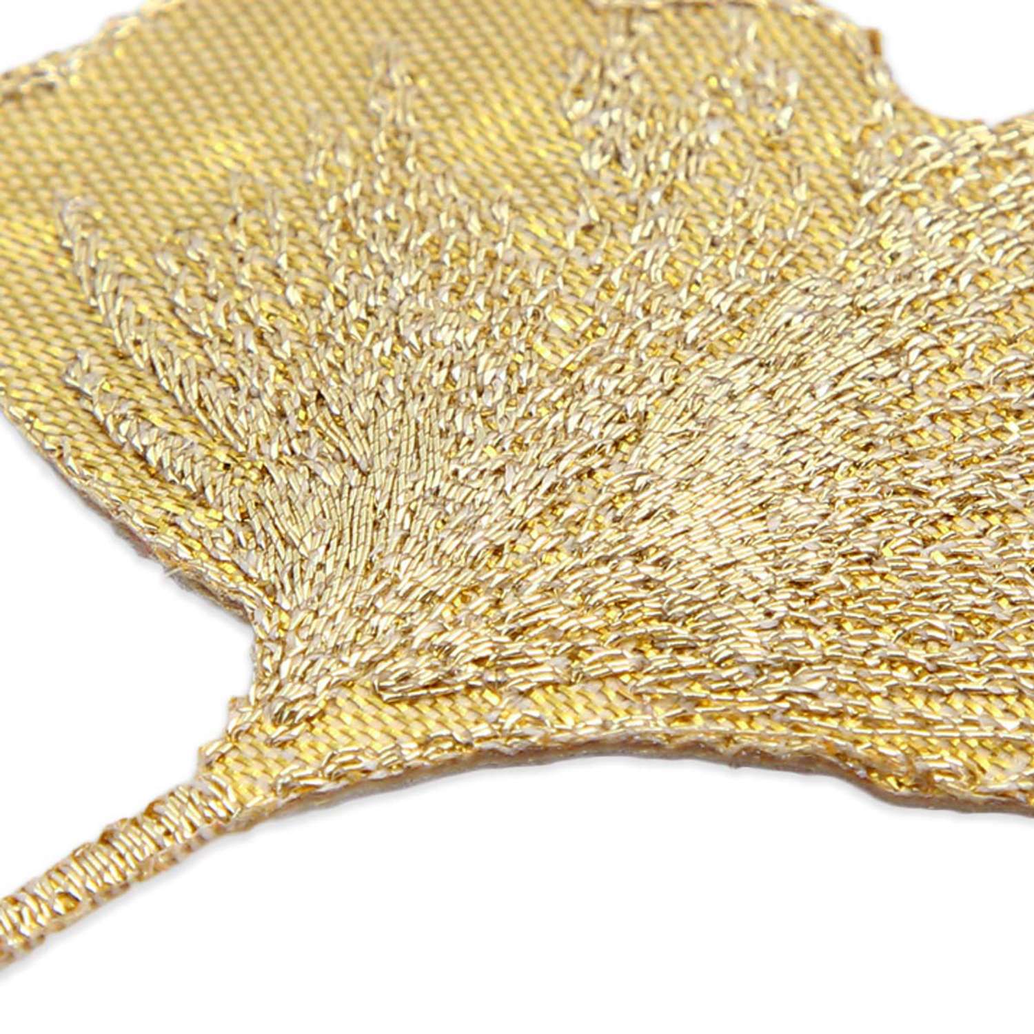 Термоаппликация Prym нашивка лист Гинкго 5х4.5 см для ремонта и украшения одежды 926707 - фото 8