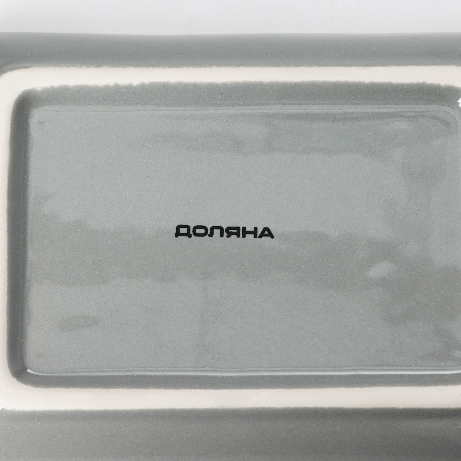 Маслёнка Доляна «Лесная сказка» 16 8×12×9 см цвет серый и белый - фото 4