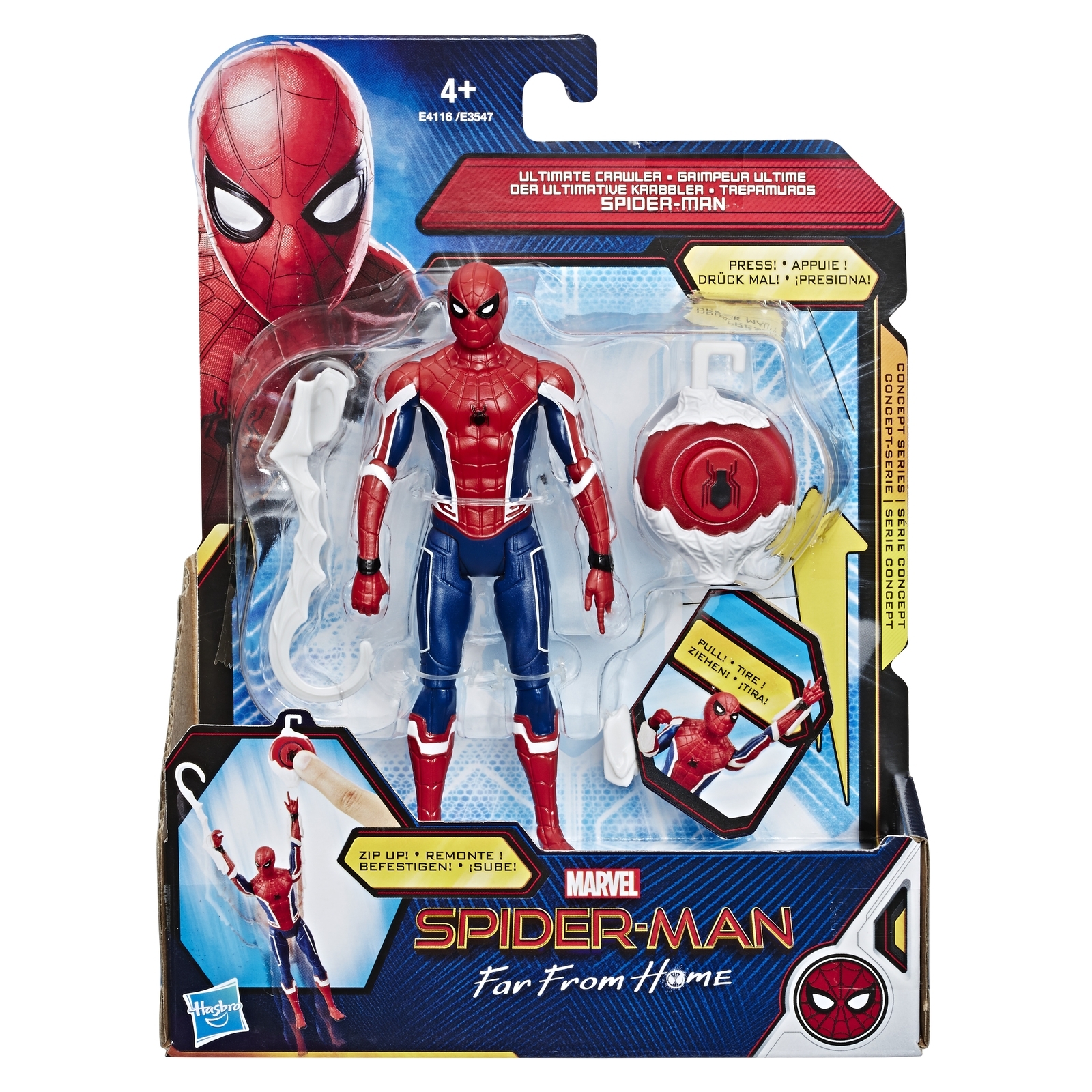 Фигурка Человек-Паук (Spider-man) (SM) Делюкс Кроулер E4116EU4 купить по  цене 1 ₽ в интернет-магазине Детский мир