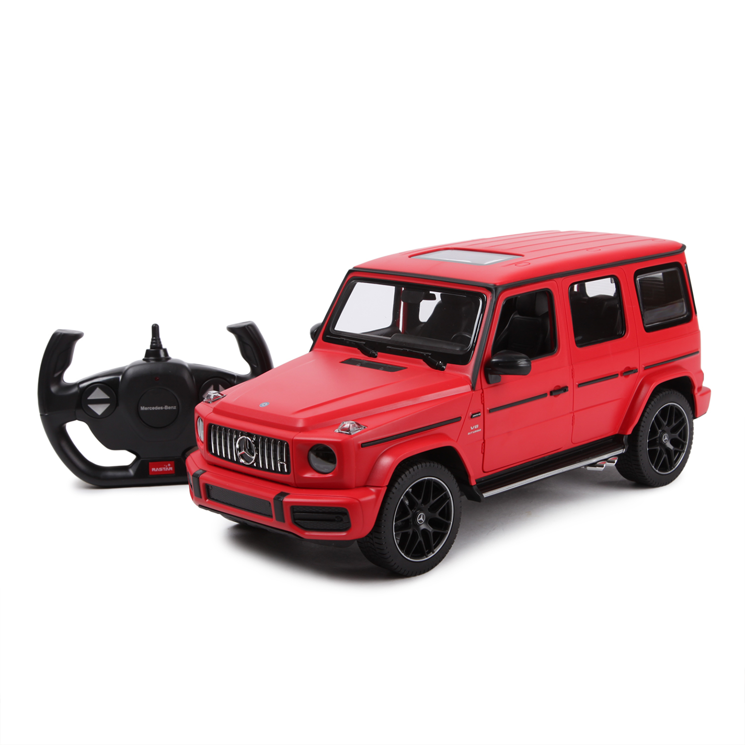 Машина Rastar РУ 1:14 Mercedes-Benz G63 Красная 95700 купить по цене 1999 ₽  в интернет-магазине Детский мир