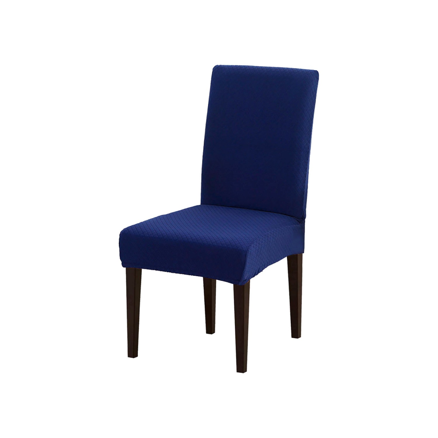 Чехол на стул LuxAlto Коллекция Quilting темно-синий - фото 1