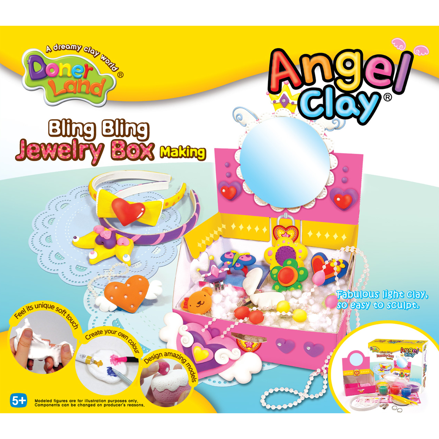 Набор для лепки Angel Clay Jewerly Box - фото 4