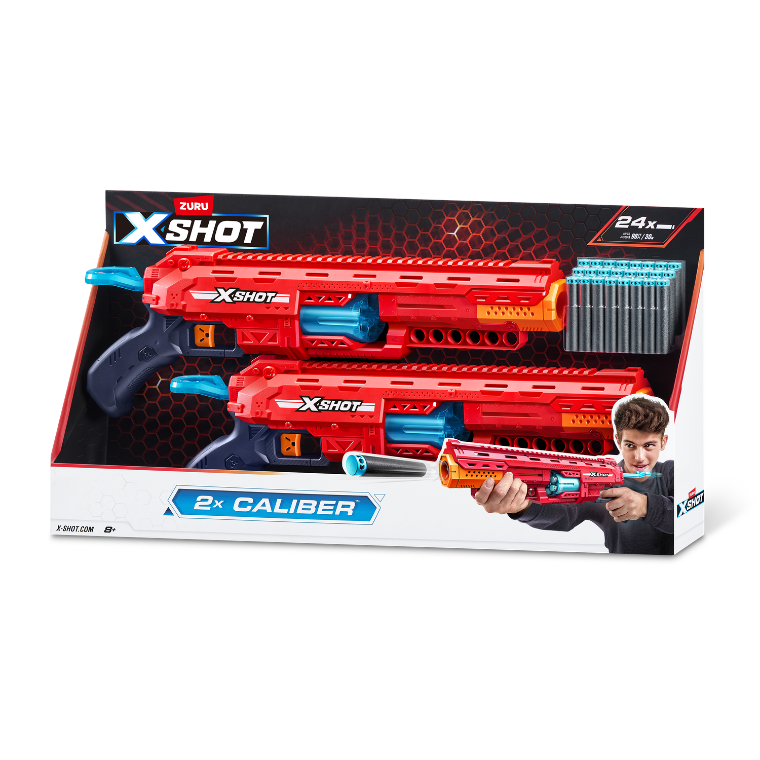 Набор игровой X-Shot Excel Caliber 2шт 36711 - фото 9