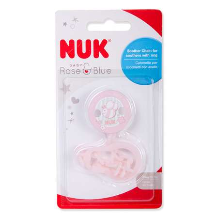 Цепочка для пустышки Nuk Baby Rose 10750591