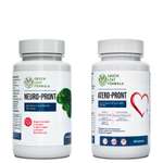 Набор Green Leaf Formula Витамины для мозга и нервной системы и Витамины для сердца и сосудов 90 капсул