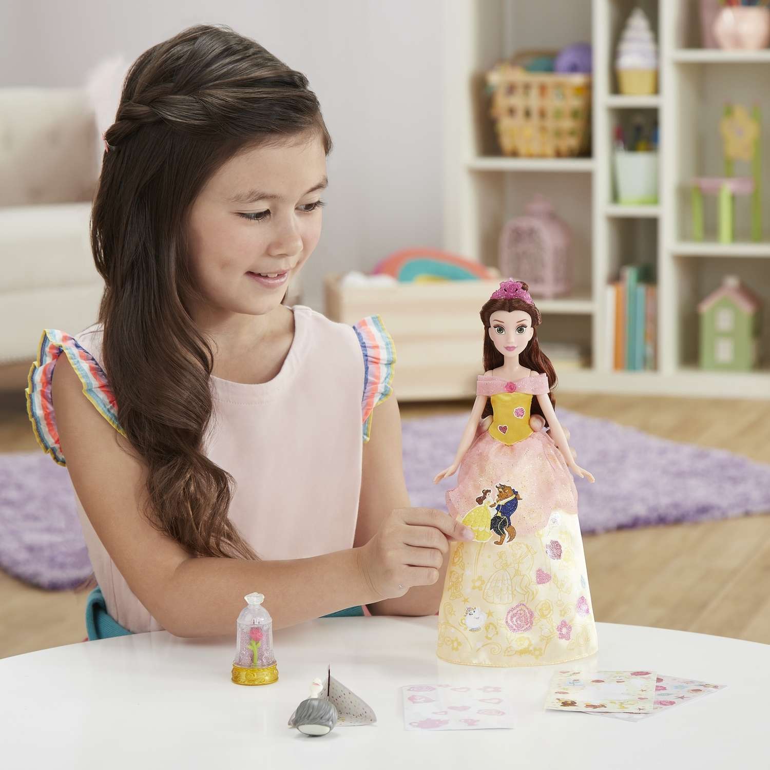 Кукла Disney Princess Hasbro Сверкающая Белль E5599EU4 E5599EU4 - фото 5