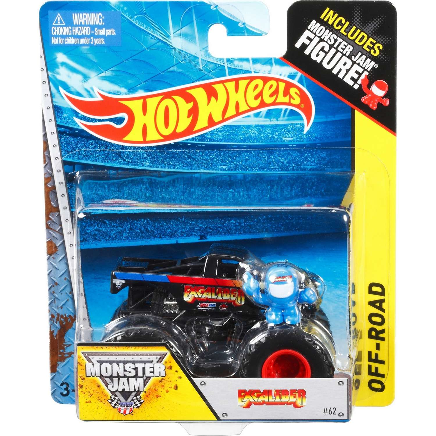 Машина Hot Wheels Monster Jam 1:64 Экскалибер W4179 21572 - фото 2