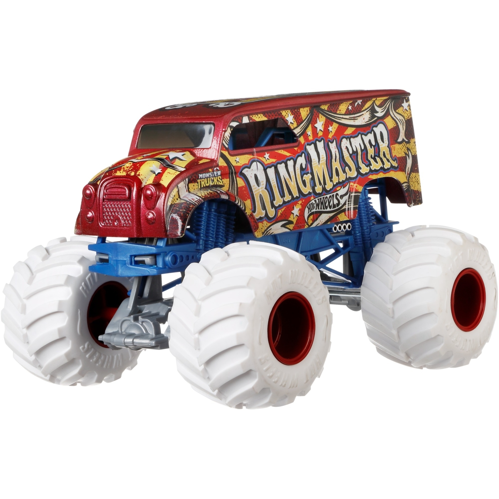 Автомобиль Hot Wheels Monster Tracks Мастер ринга 1:24 FYJ83 - фото 5