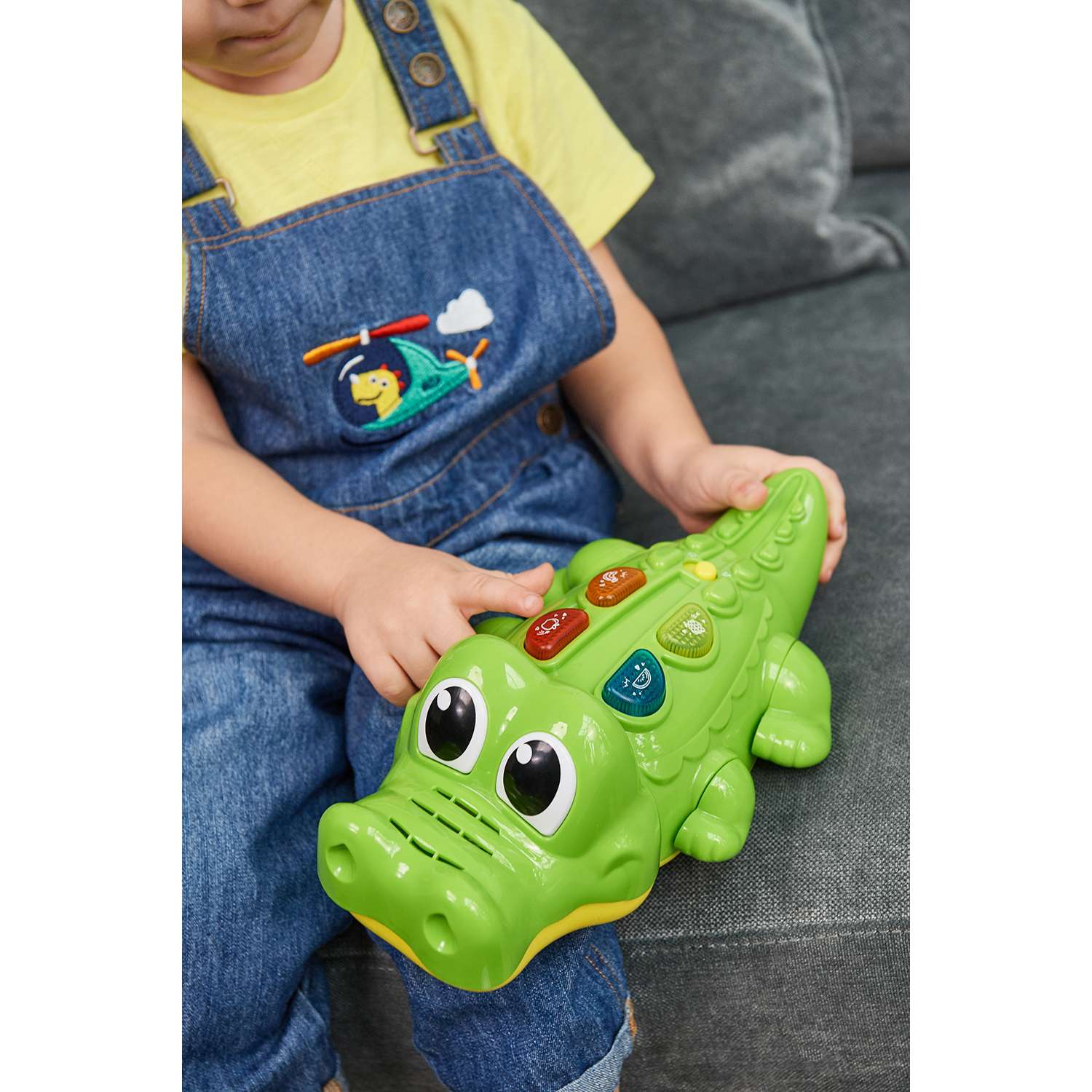 Игрушка развивающая BabyGo Малыш крокодил OTE0648605 - фото 9