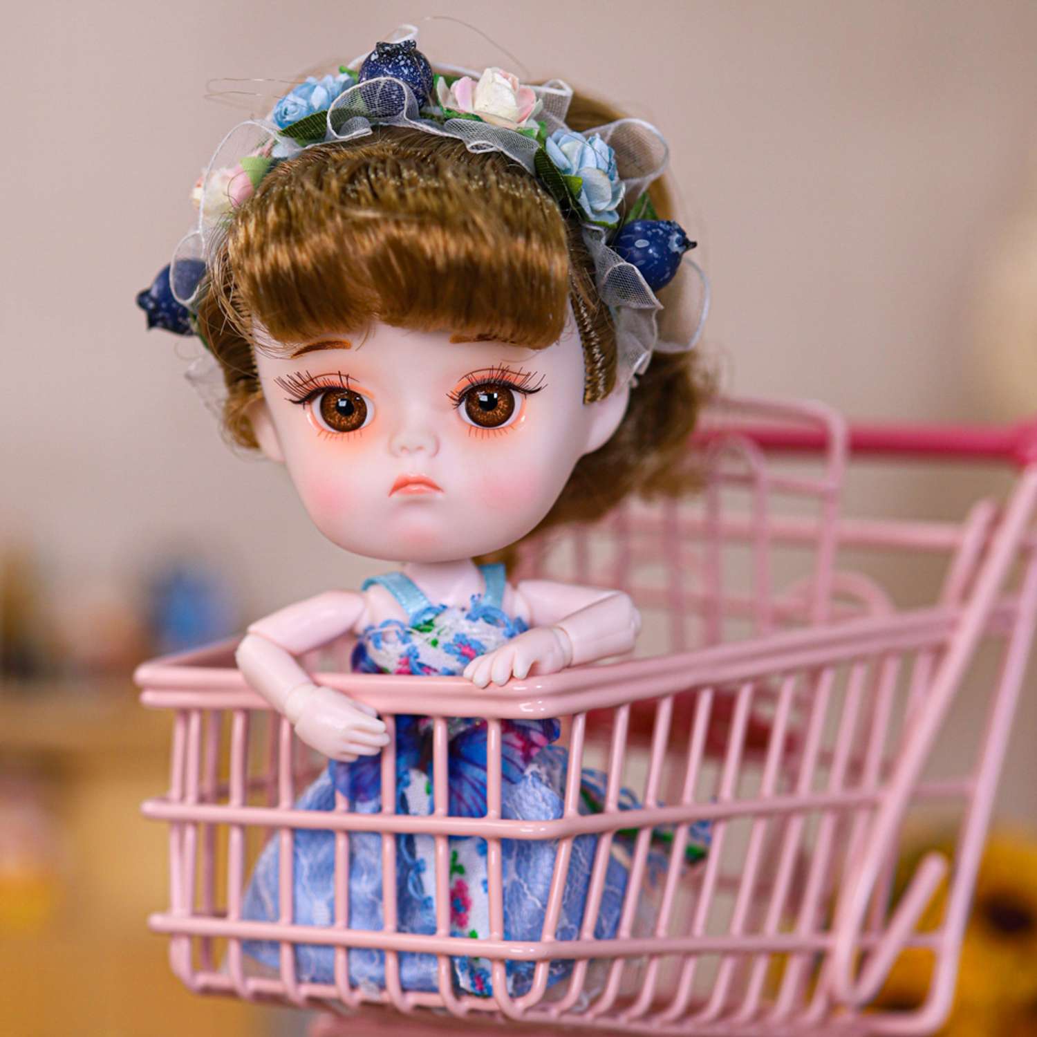 Кукла EstaBella Черничка на шарнирах коллекционная 46283521 - фото 7