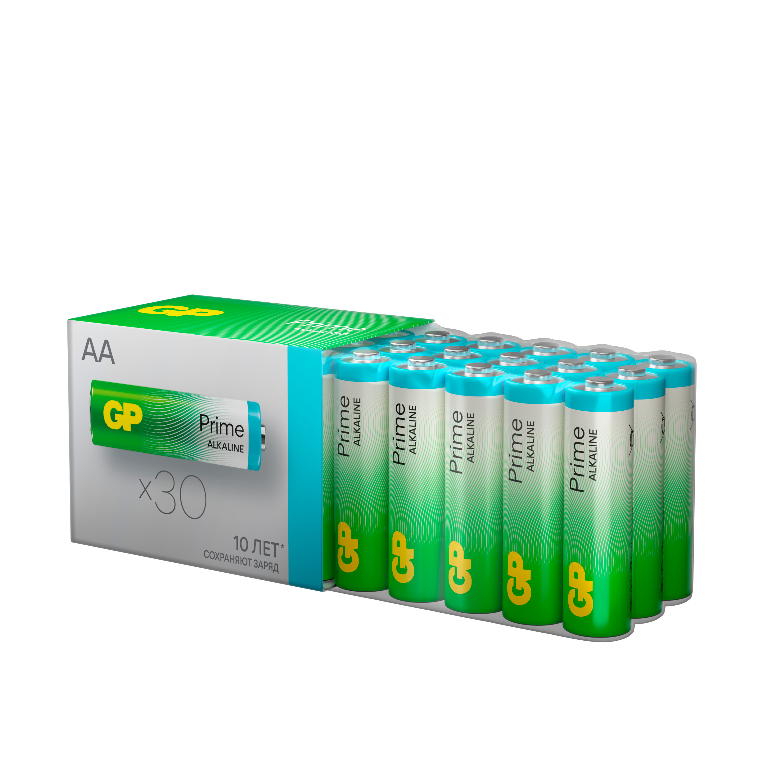 Набор батареек GP Super Alkaline AA LR6 30 шт. 15A-B30 - фото 2