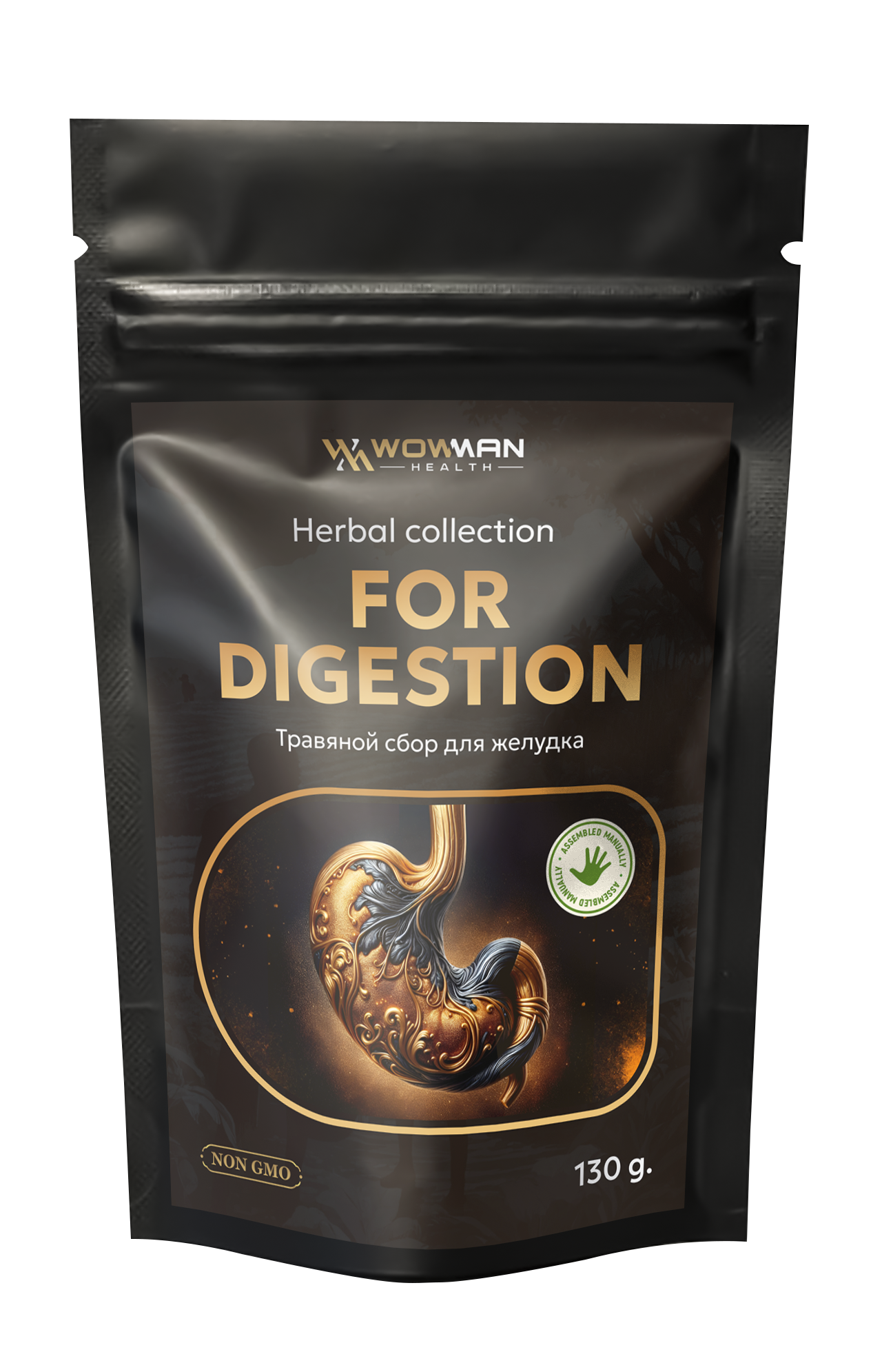 Травяной сбор WowMan WMBEEAMAN1026 для желудка Herbal collection FOR digestion 130 гр - фото 1