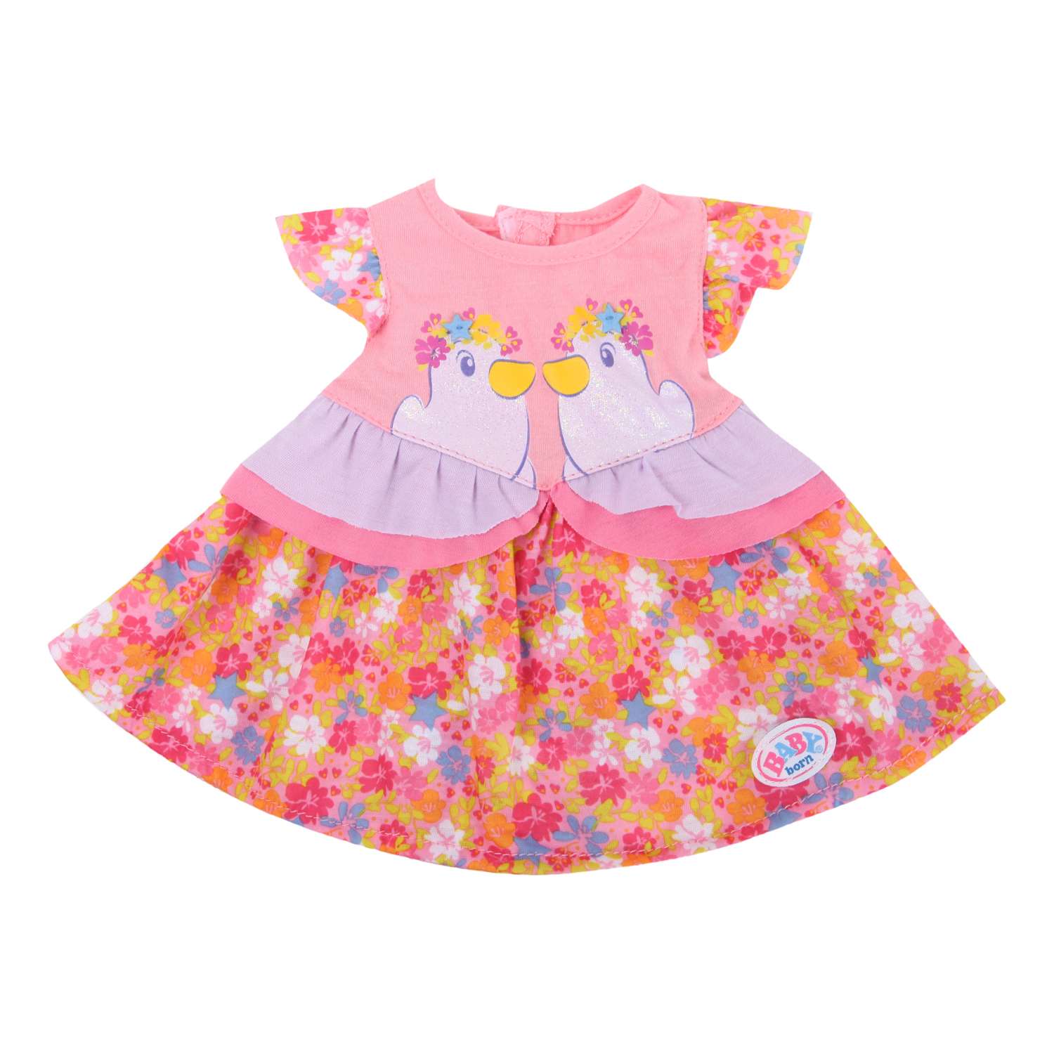 Платье для куклы Zapf Creation Baby Born Цветочки 824-559 824-559 - фото 1