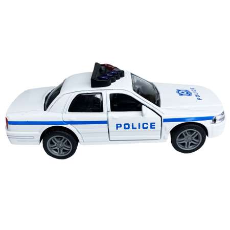 Машинка полицейская BalaToys металлическая с открывающимися дверьми 1 к 32