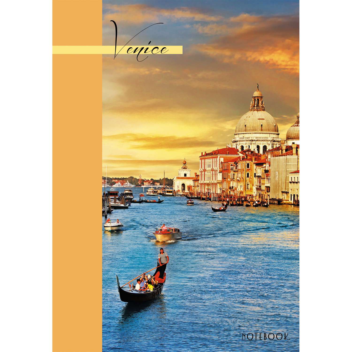 Книга для записей Listoff Вечерняя Венеция 80л - фото 1