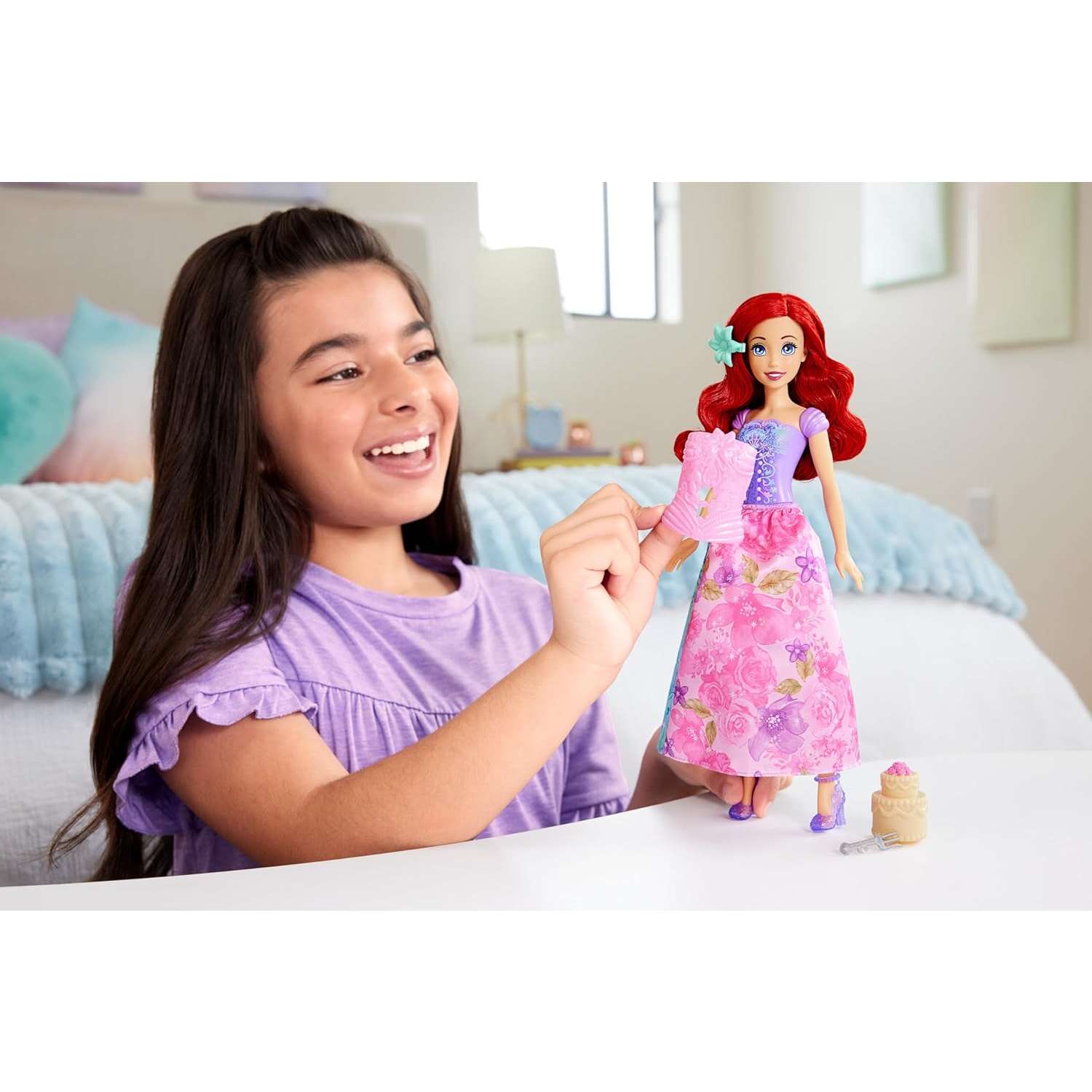 Кукла модельная Disney Princess Ариэль HTV88 - фото 4