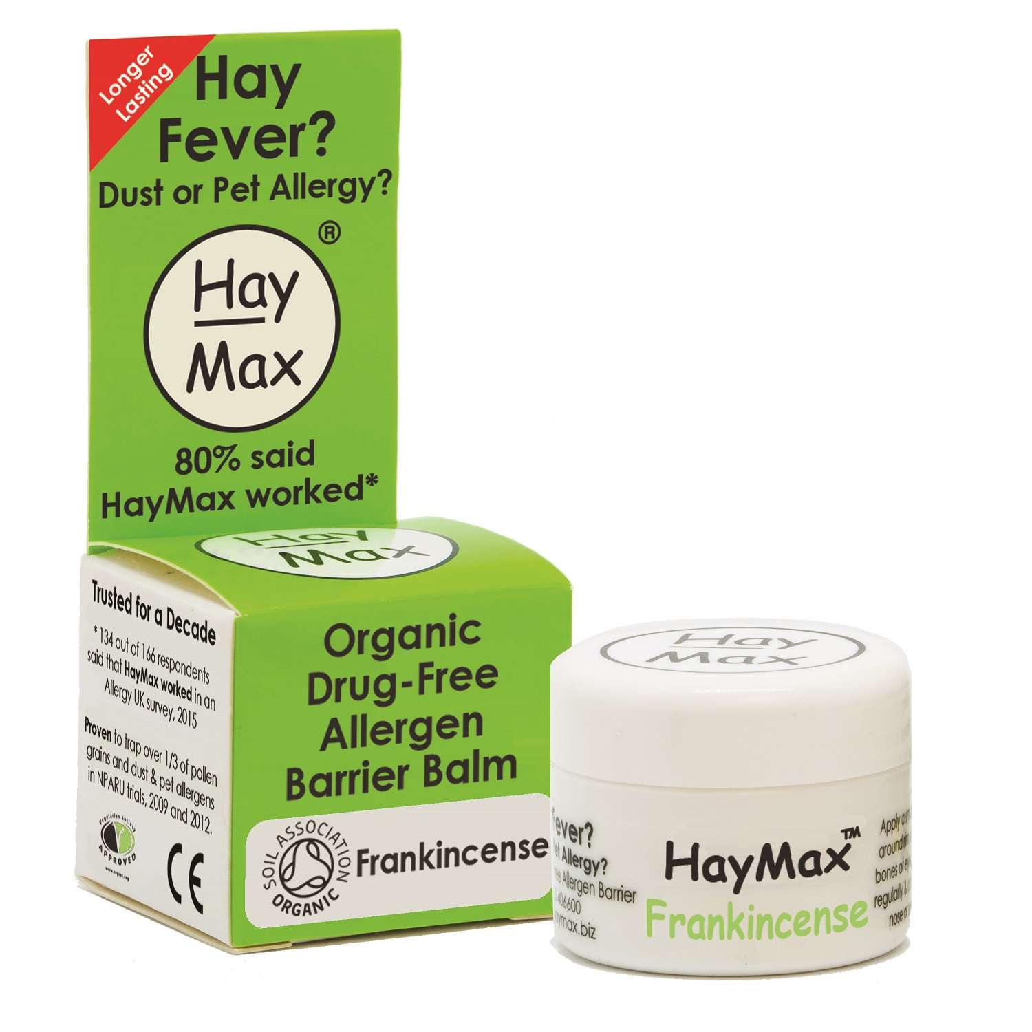 Бальзам от аллергии HayMax Ладан органический 5мл - фото 1