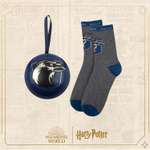 Елочная игрушка Harry Potter Когтевран металлический шар с носками