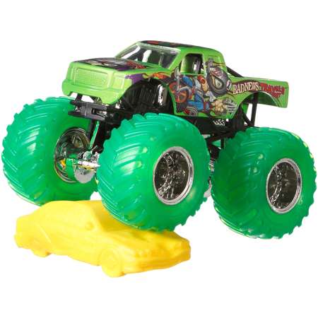 Машина Hot Wheels Monster Jam 1:64 Clear Cruschers Худые вести не лежат на месте FLX13