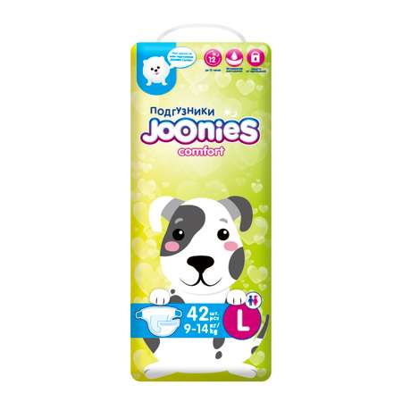 Подгузники Joonies Comfort 42 шт. L