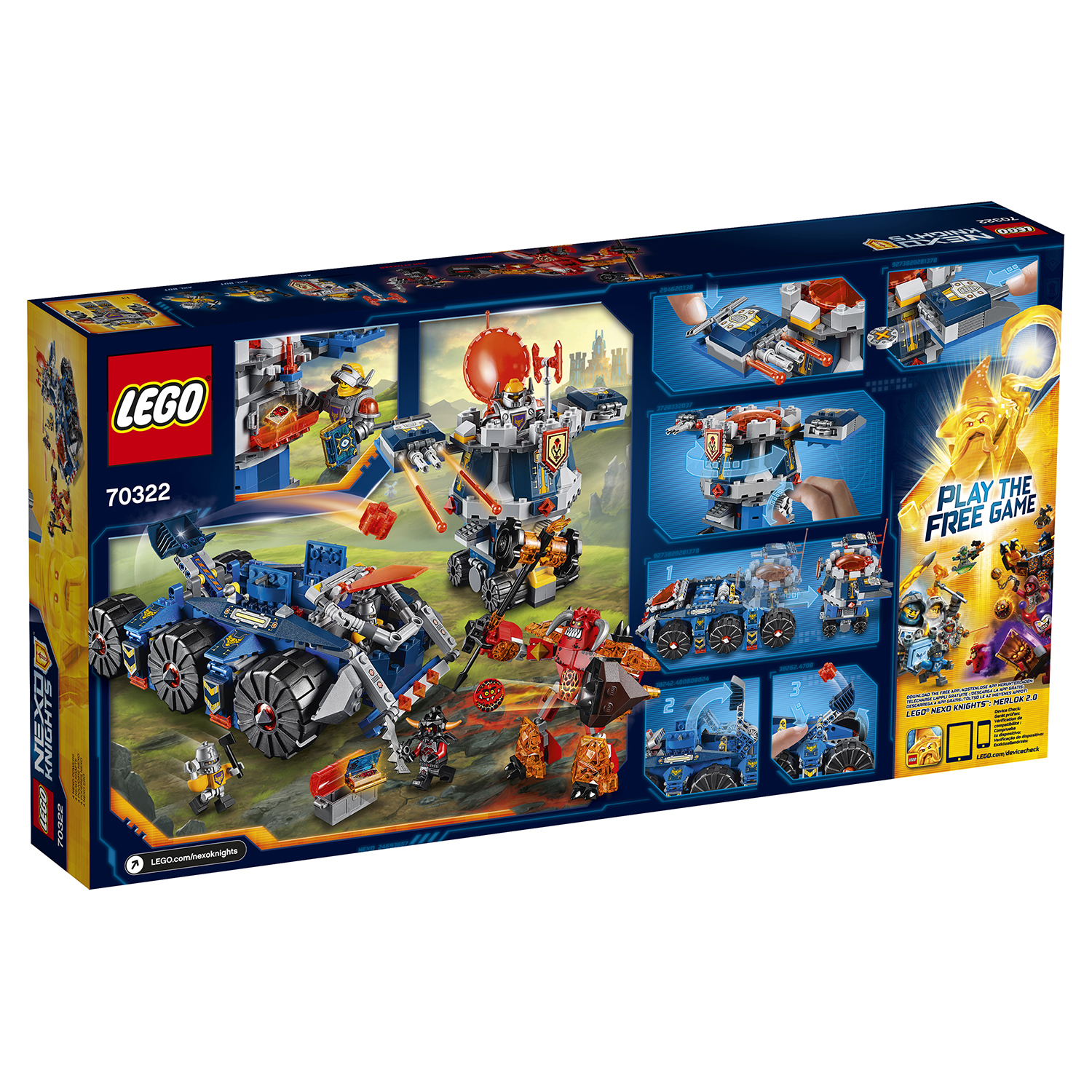 Конструктор LEGO Nexo Knights Башенный тягач Акселя (70322) - фото 3