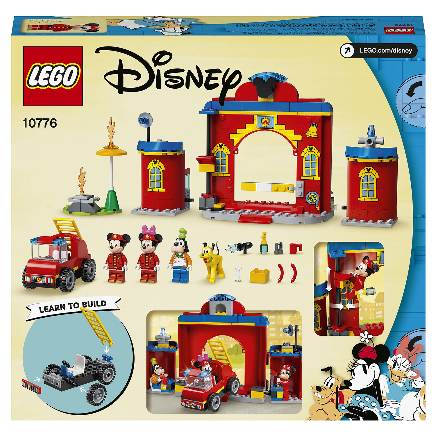 Конструктор LEGO Mickey and Friends Пожарная часть и машина Микки и его друзей 10776 - фото 3