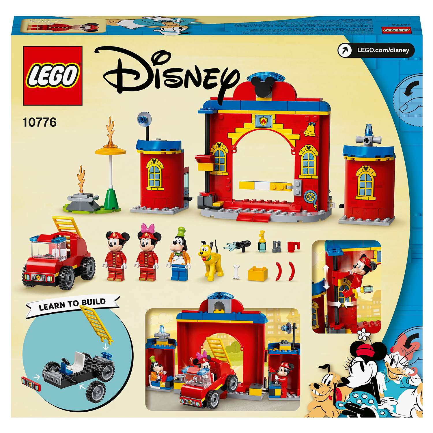 Конструктор LEGO Mickey and Friends Пожарная часть и машина Микки и его друзей 10776 - фото 3