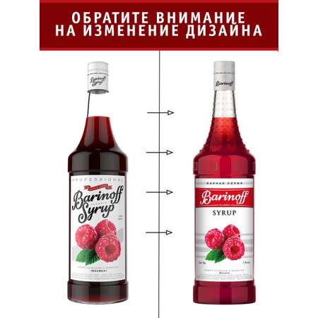 Сироп Barinoff Малина для кофе и коктелей 1л