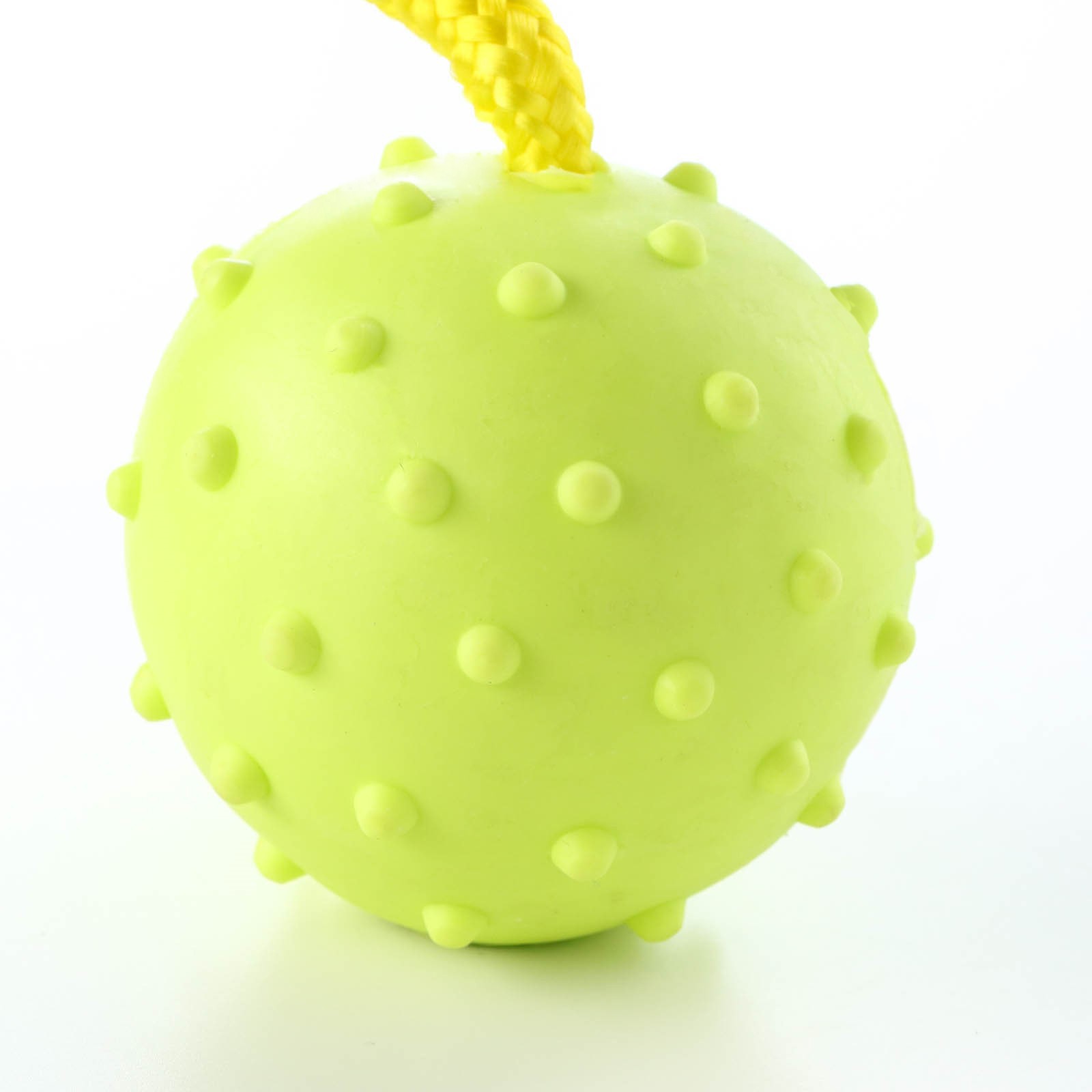 Игрушка Пижон мяч на веревке 6 см салатовая - фото 2
