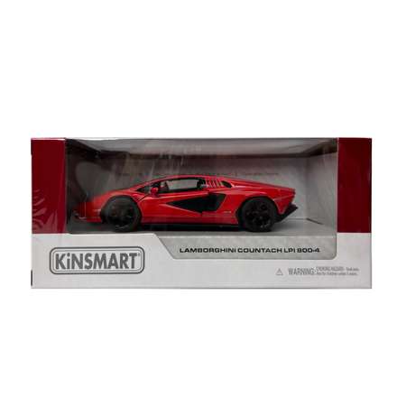 Модель KINSMART Ламборгини Каунтач LPI 800-4 1:38 красная