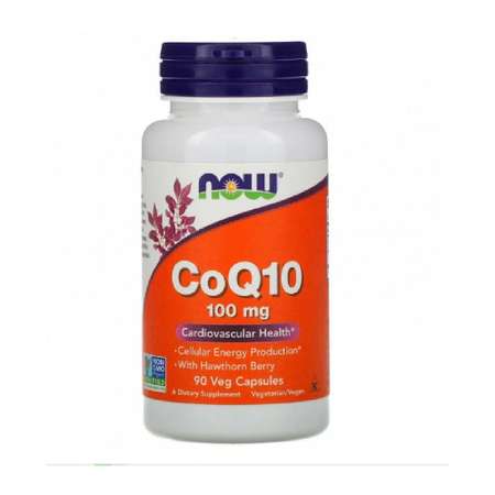 Коэнзим Q10 Now 100мг 90 капсул антиоксидант для кожи зрения сердца сосудов