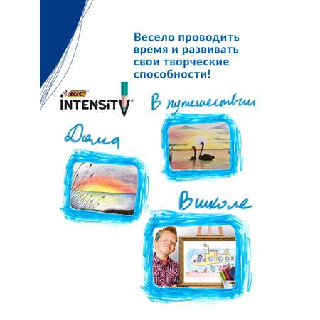 Карандаши цветные BIC Intensity 12 цветов