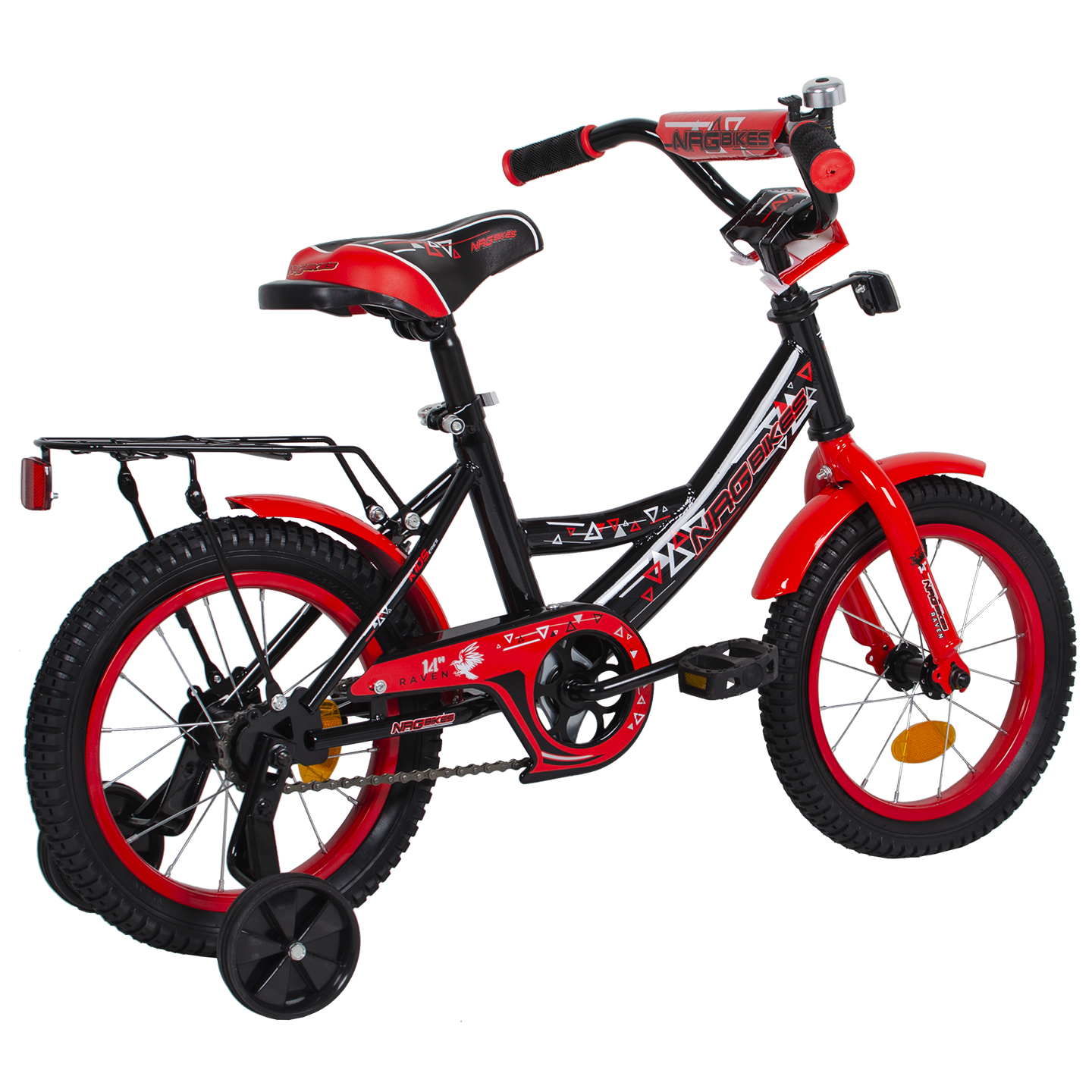 Велосипед NRG BIKES RAVОN 14 black-red - фото 15