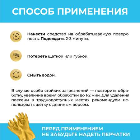 Средство от плесени Vash Gold спрей 500мл