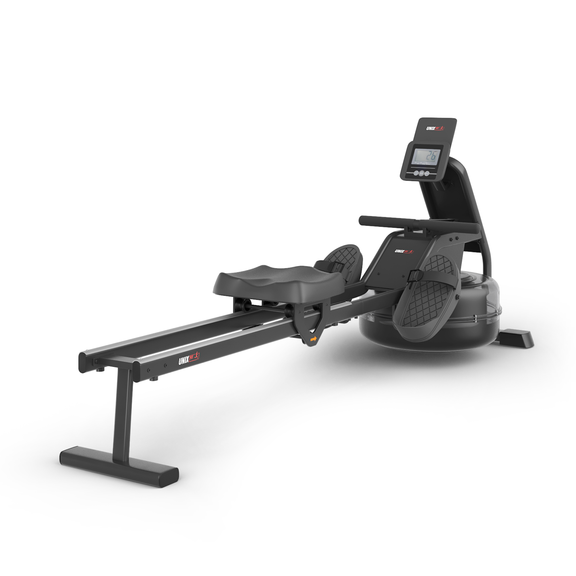 Гребной тренажер UNIX Fit Water Rower 340 - фото 1