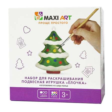 Набор для раскрашивания Maxi Art Ёлочка