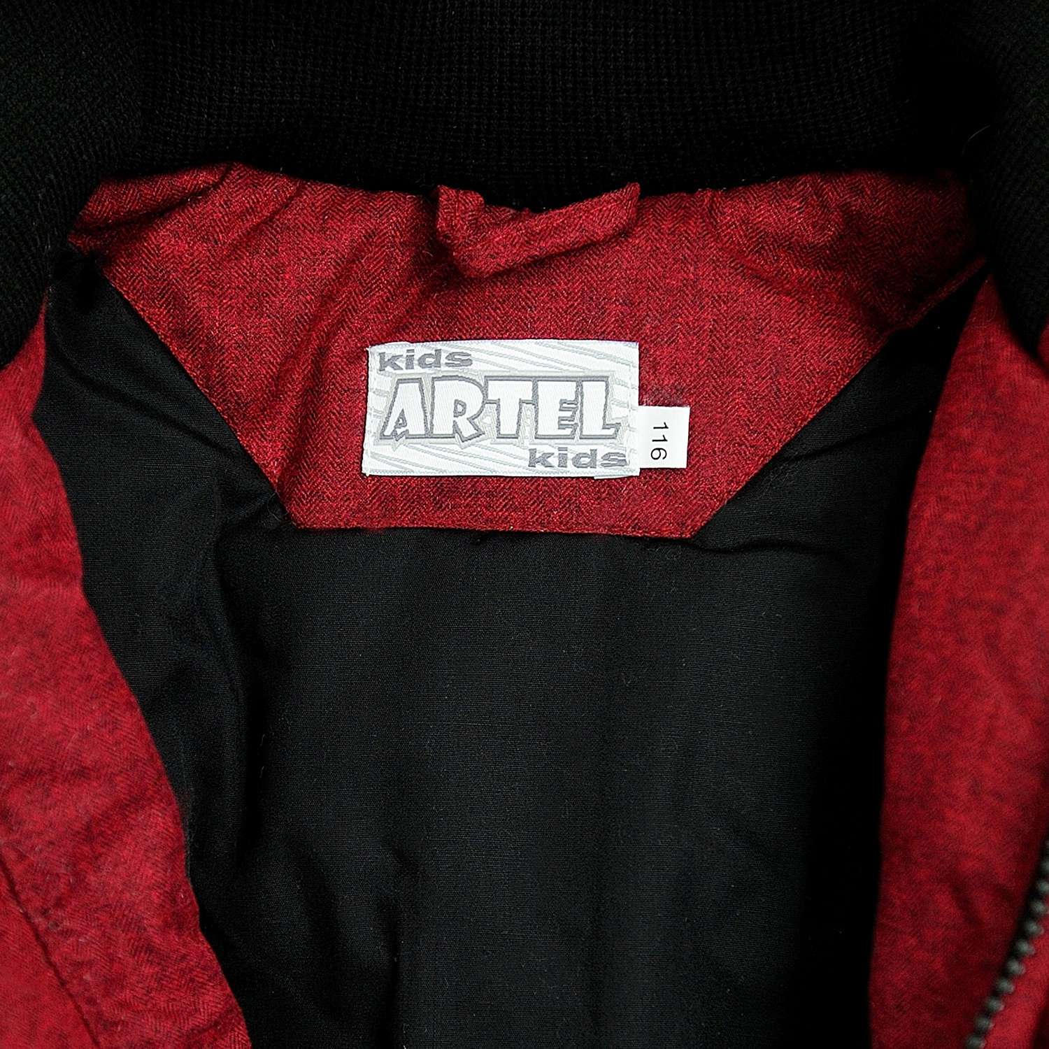 Куртка Artel 20804-81_бордовый меланж/черный - фото 2