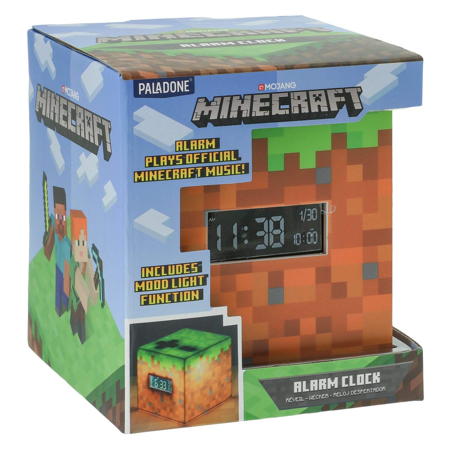 Будильник PALADONE Minecraft Alarm Clock PP6733MCF - фото 3