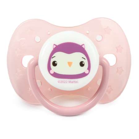 Пустышка BabyGo Fisher Price с колпачком с 0месяцев Pink