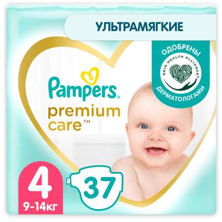 Подгузники Pampers Premium Care 4 9-14кг 37шт