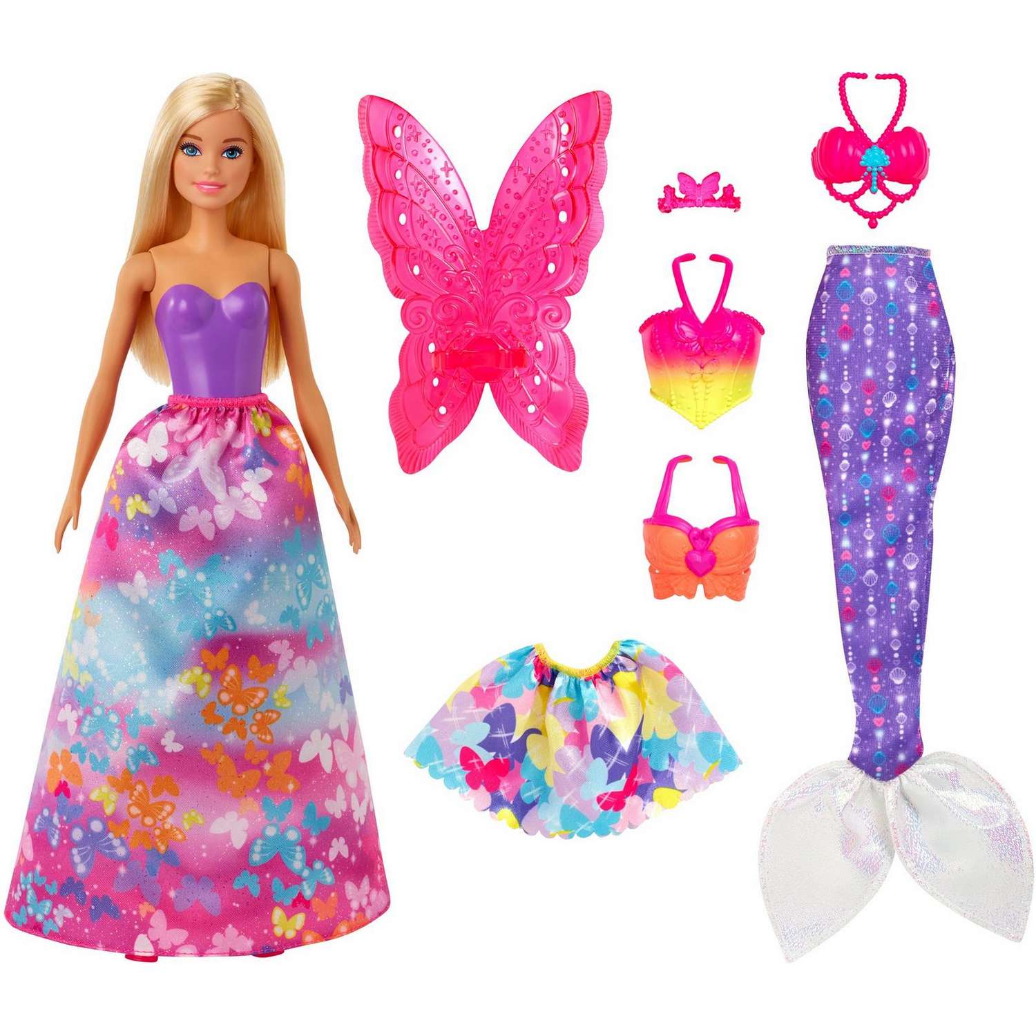 Набор игровой Barbie Дримтопия 3в1 кукла +аксессуары GJK40 GJK40 - фото 1