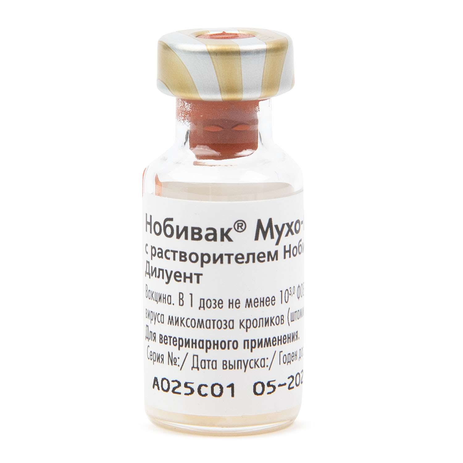 Вакцина для кроликов MSD Нобивак Myxo RHD 1доза - фото 1