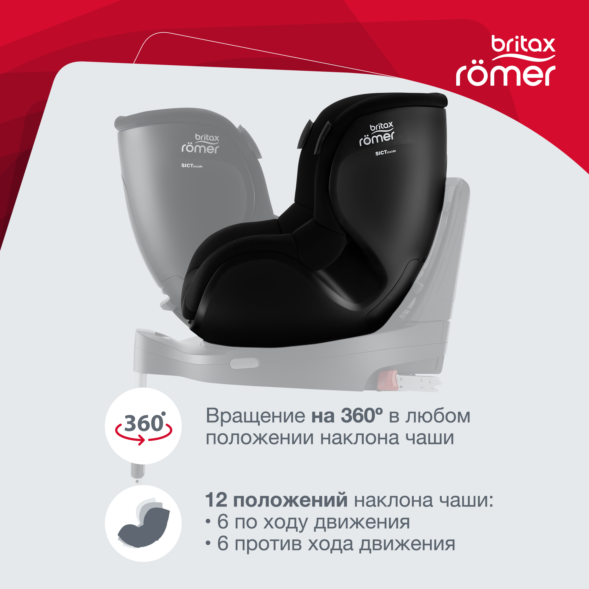 Детское автокресло Britax Roemer DUALFIX iSENSE Space Black - фото 4