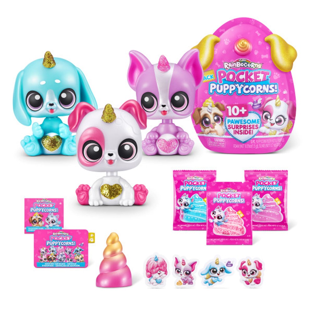 Игрушка сюрприз ZURU Zuru Rainbocorns Pocket Puppycorn большой - фото 5