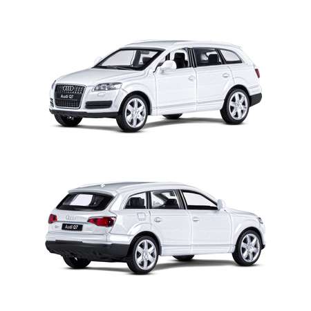 Машинка металлическая АВТОпанорама 1:43 Audi Q7 белый инерционная